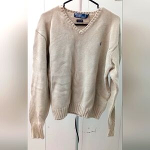Polo by Ralph Lauren Men's Cream Sweater